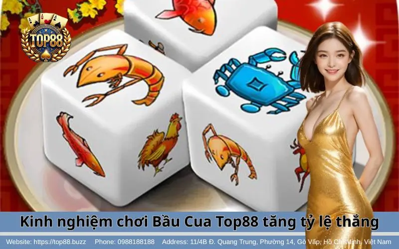 Kinh nghiệm chơi Bầu Cua Top88