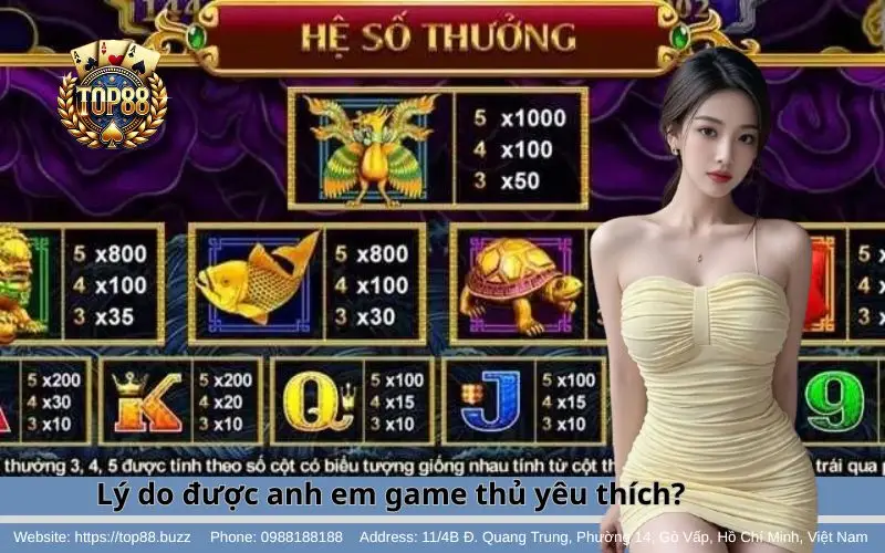 Kho Tàng Ngũ Long Slots - Jackpot khủng là đây chứ đâu 3 Lý do nhiều anh em game thủ yêu thích & lựa chọn game Kho Tàng Ngũ Long tại Top88