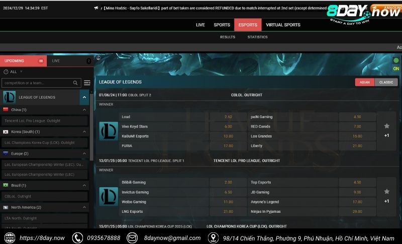 Giao dien cong cuoc BBIN The Thao 8Day - Hinh 3