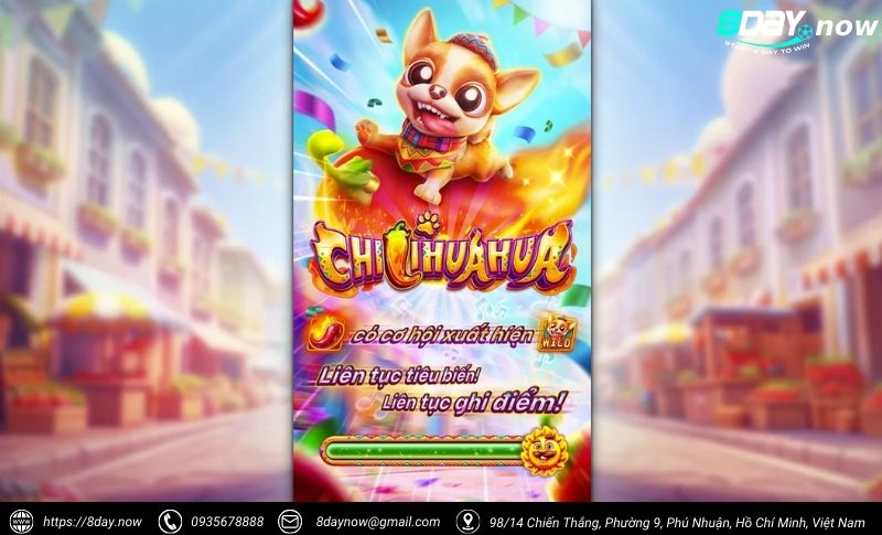 CHILIHUAHUA Slots 8Day - Quay hũ Mexico, thưởng cực cay 7 Cac buoc tham gia game CHILIHUAHUA 8Day - Buoc 3