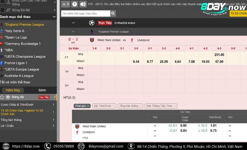 IM Sports 8Day - Sảnh cược thể thao tỷ lệ kèo siêu ngon ăn 4 Giao dien cong cuoc IM The Thao - Hinh 3
