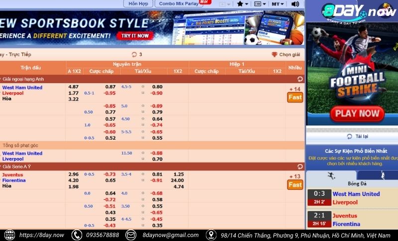 Cac buoc tham gia ca cuoc tai SBOBET The Thao 8Day - Buoc 3