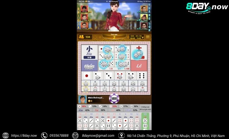 Giao dien game Tai Xiu 8Day - Hinh 4