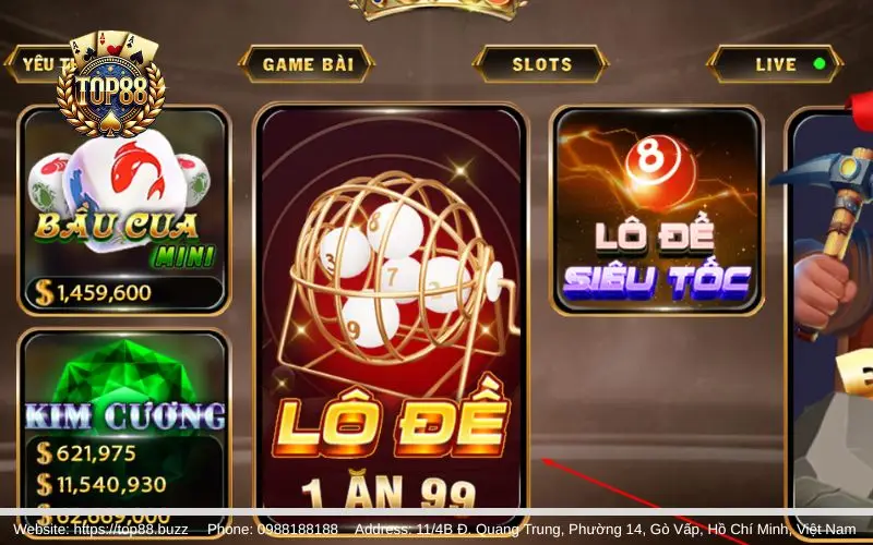 Tổng quan về Lô Đề 1 Ăn 99 Top88